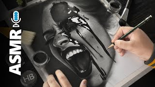 Hyper Realistic Portrait Drawing | Satisfying Time-lapse