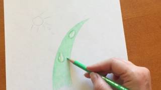 How to Draw and Color Water Drops