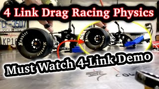 Drag Racing 4-Link Forces DEMO! Squat, Anti-Squat \u0026 Neutral