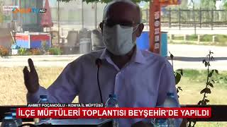 İlçe müftüleri toplantısı Beyşehir'de yapıldı