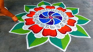 Pongal muggulu 2025 new model🌹Sankranthi muggulu 2025 new designs🌹Super rangoli designs for pongal