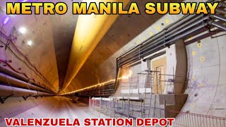 5.TUNNEL BORING MACHINE/METRO MANILA SUBWAY VALENZUELA STATION DEPOT UPDATE 12/28/2024