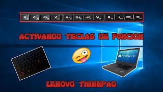 🔐🔑Como ACTIVAR y DESACTIVAR Teclas De Funcion (f1-f12) a Un Portatil Lenovo ThinkPad | SacraDigital
