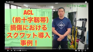 【ACL（前十字靭帯）損傷の方へのスクワット導入事例】