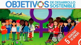 ODS 5 · Igualdad de género · Objetivos de Desarrollo Sostenible