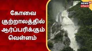 கோவை குற்றாலத்தில் ஆர்ப்பரிக்கும் வெள்ளம் | Kovai Courtallam Falls | Tamil News