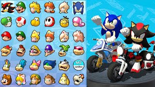 Sonic and Shadow in Mario Kart 8 (Special Cup) 4K60FPS