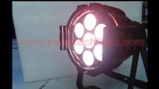 7x10w led par rgbwa 5in1 indoor par can