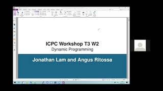 UNSW ICPC Workshop - Dynamic Programming