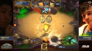 Dreamhack Winter 2014 - Hearthstone Semifinals - Kolento vs. Strifecro - Game 4 (Warrior vs. Mage)