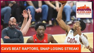 Cavs vs. Raptors: Cavaliers snap a 3-game losing streak with a 118-93 win over the Toronto Raptors