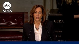 Kamala Harris delivers eulogy for former President Jimmy Carter