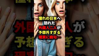 「日本ってこんな国だった？」憧れの日本へ訪れた外国人二人が予想外すぎる現実に絶句…#海外の反応