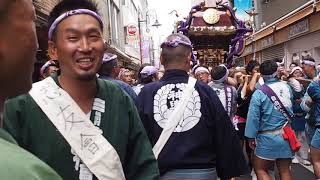 自由が丘　熊野神社　令和元年　例大祭　連合神輿渡御　一之宮　2019/9/1 Jiyugaoka Kumano Jinja Festival 27