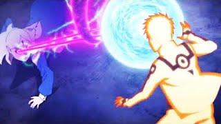 Naruto vs Delta Part 2 - Naruto gets Angry - Naruto uses Odama Rasengun to Overpower Delta - Boruto