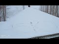 Snow fall at last village of Pakistan.Askole.