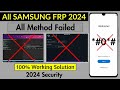 Samsung FRP Bypass 2024 ⚡ Android 13/14 New Security 2024  ✅100% Working Solution | Frp Bypass