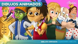 Pinocho y 5 animado en Español | Cuentos infantiles para dormir