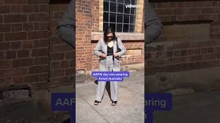 Afterpay Australian Fashion Week Day 1 wearing Kmart Australia | #yahooaustralia #shorts