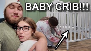 SETTING UP our BABY CRIB!!!