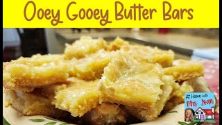 Ooey Gooey Butter Bars