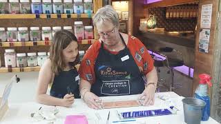 L'art de la table et les bijoux en verre fusing par nos participants chez SB CRÉATION !