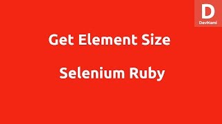 Selenium Ruby Get Element Size