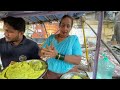 graduated aunty from mumbai selling vadapav indian street food