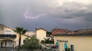 Petit orage sur Libourne 28/05/23