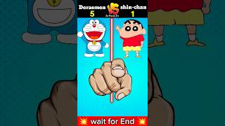 Doraemon vs shin-Chan❓|कौन है असली KING #shorts #doraemon #shinchan #doremon
