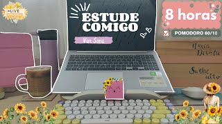 Estude Comigo | Study with Me | Som de chuva 🌧️ (8 horas) #99