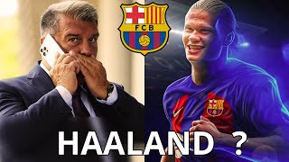 🚨​ ERLING HAALAND AU FC BARCELONE CET ETE ?!! LAPORTA REPOND ET BALANCE UNE BOMBE ...