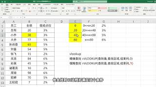 Excel技巧：vlookup公式模糊查找，原理解析，瞬间学会！