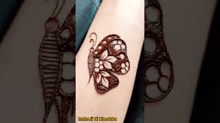 Stylish butterfly mehndi design 🦋| Butterfly mehandi tattoo design | #shinewithshorts #shorts
