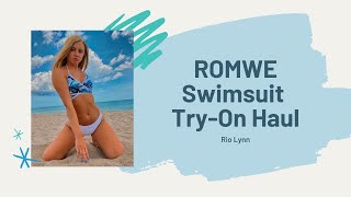 ROMWE Swimsuit Try-On Haul