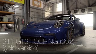 【CSR2】911 GT3 TOURING (992) (gold version) • tune \u0026 shift • 7.693