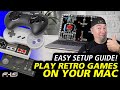 How to Run Emulators Play Classic Games on Mac for FREE - 8-bit NES SNES Atari N64 Sega #gaming