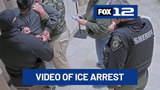 Video released of federal agents arresting 2 at Marion County courthouse