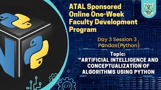 ATAL FDP Day 3 Session 2, Numpy(Python)