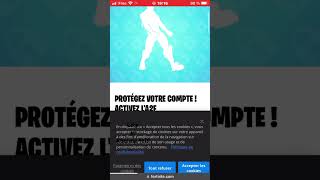 Tuto comment activer l’a2f(il faut se connecter à son compte fortnite)