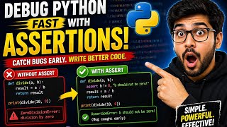 #51 Debug Python FAST with Assertions! 🚀