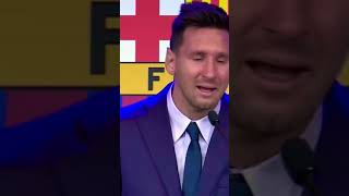 Leo Messi Cries during Barcelona Farewell #Shorts #messi #fcbarcelona #psg #leomessi #football #FCB