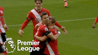 Jan Bednarek heads Southampton in front of Manchester United | Premier League | NBC Sports