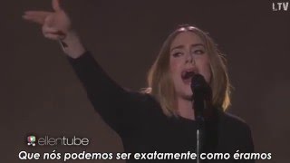 Adele - When We Were Young Legendado ( TheEllenShow ) |HD|