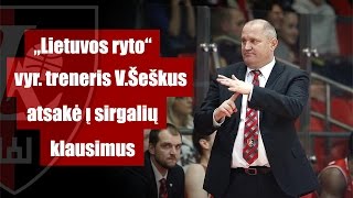 V.Šeškus: apie emocijas, karjeros pradžią ir senovinį raktelį