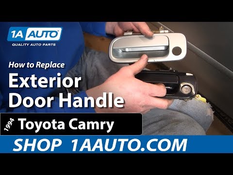How To Install Replace Front Outside Door Handle Toyota Camry 92-96 1AAuto.com How To Install Replace Front Outside Door Handle Toyota Camry 92-96 1AAuto.com