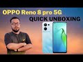 OPPO Reno 8 Pro 5G Quick Unboxing & First Impressions⚡#shorts #youtubeshorts