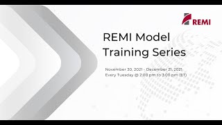 REMI Tax-PI Training Series (2021)