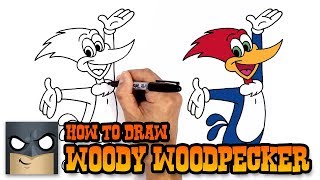 How to Draw Woody Woodpecker (Art Tutorial)