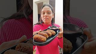 sirf 10 minute mein crispy protein wale kebab #shorts #ytshorts #soyachunkrecipe #kabab #snacks